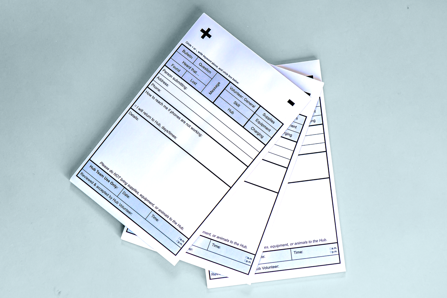 Posting Form Pads (bundle of 3)