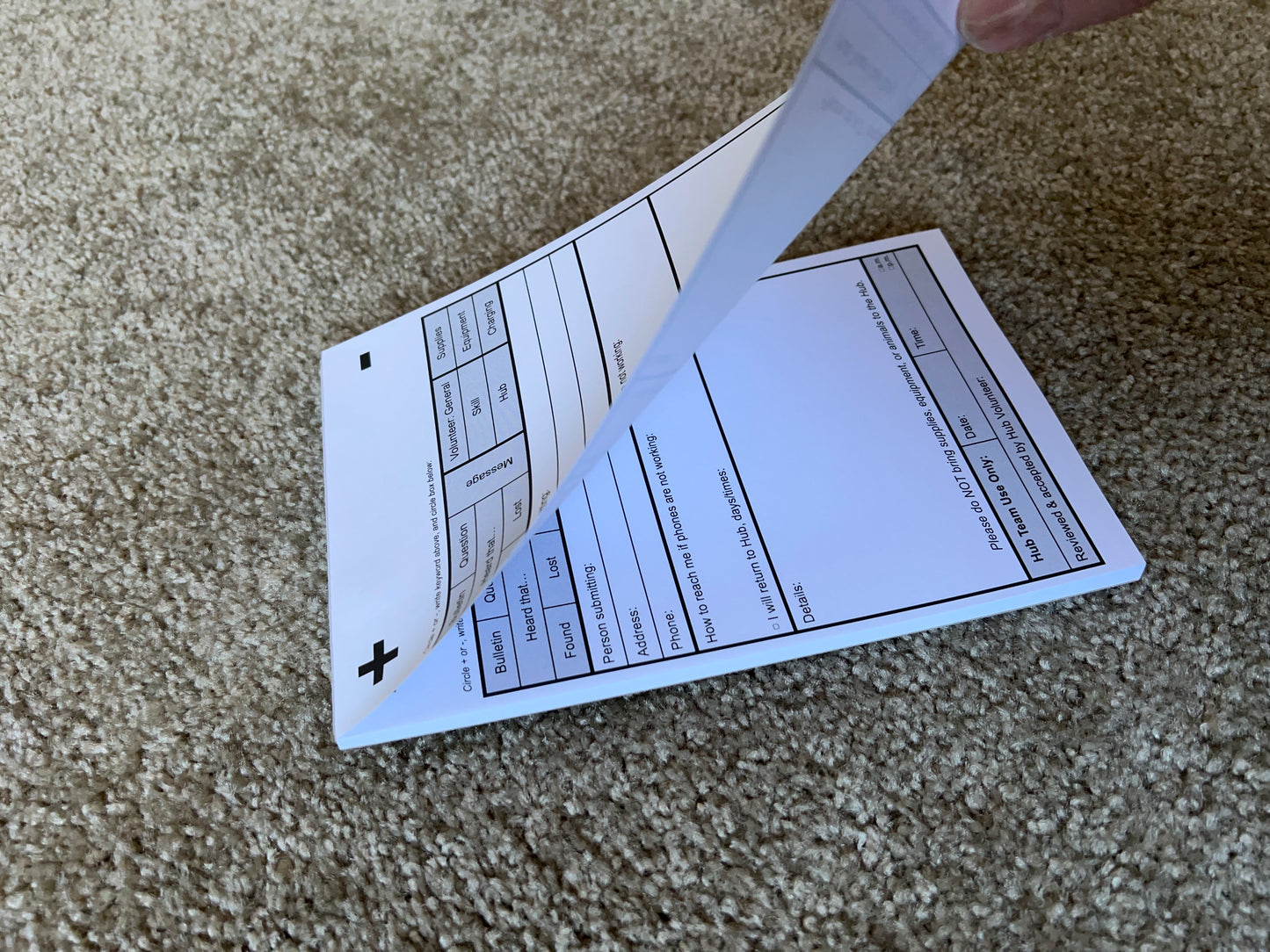 Posting Form Pads (bundle of 3)