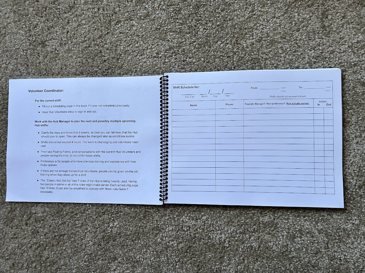 Hub Scheduling Book