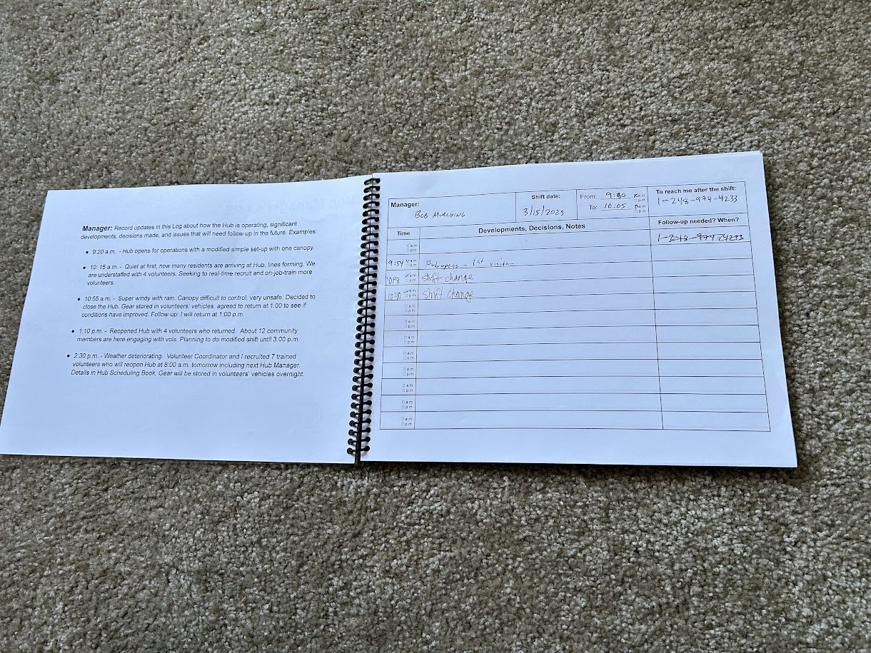 Hub Manager's Log